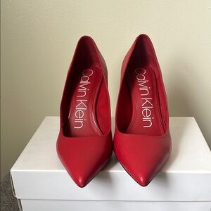Calvin Klein Women's Red Pumps